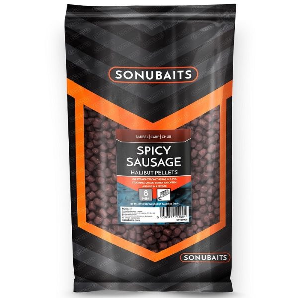 Sonubaits Spicy Sausage Halibut Pellets (S1920004-20) - Image 4