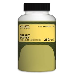Avid Carp Creamy Scopex Liquid Food 250ml (A0650005)