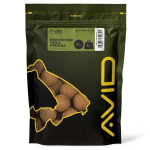 Avid Carp Monster Crab-Tuna & Spirulina Boilies 1kg (A0650006-07)