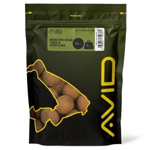 Avid Carp Monster Crab-Tuna & Spirulina Boilies 1kg (A0650006-07)