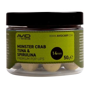 Avid Carp Monster Crab-Tuna & Spirulina Pop-Ups 14mm (A0650008)