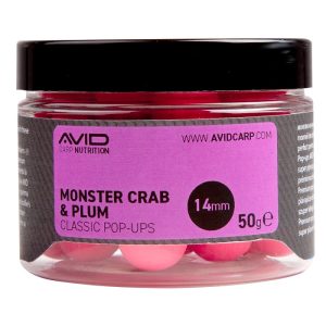 Avid Carp Monster Crab & Plum Pop-Ups 14mm (A0650025)
