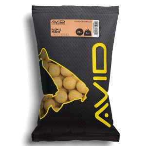 Avid Carp Plum & Peach Boilies 1kg 20mm (A0650030)