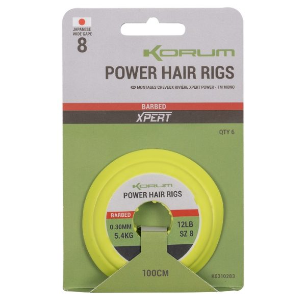 Korum Power Hair Rigs 100cm (K0310283-85) - Image 3