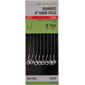 Korum Banded Hair Rigs 10cm (K0310310-13)