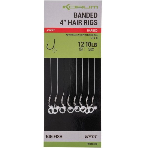 Korum Banded Hair Rigs 10cm (K0310310-13) - Image 4