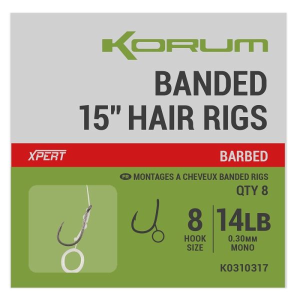 Korum Banded Hair Rigs 30cm
