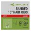 Korum Banded Hair Rigs 30cm 12 - 0.28mm (K0310319)